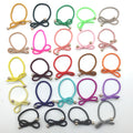 Girls Soft Nylon Scruchies Tied Knot Butterfly Elastic Hair Ties for Women