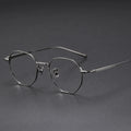 2024 Unisex High Quality Pure Titanium Spectacle Frame Retro Vintage Polygon Optical Glasses Fashion Eyeglasses Frames