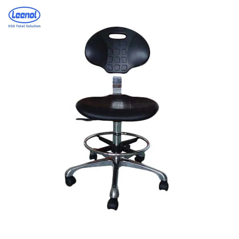 Leenol Antistatic Durable PU Foam Dental Laboratory Cleanroom Furniture ESD Chair for Industry