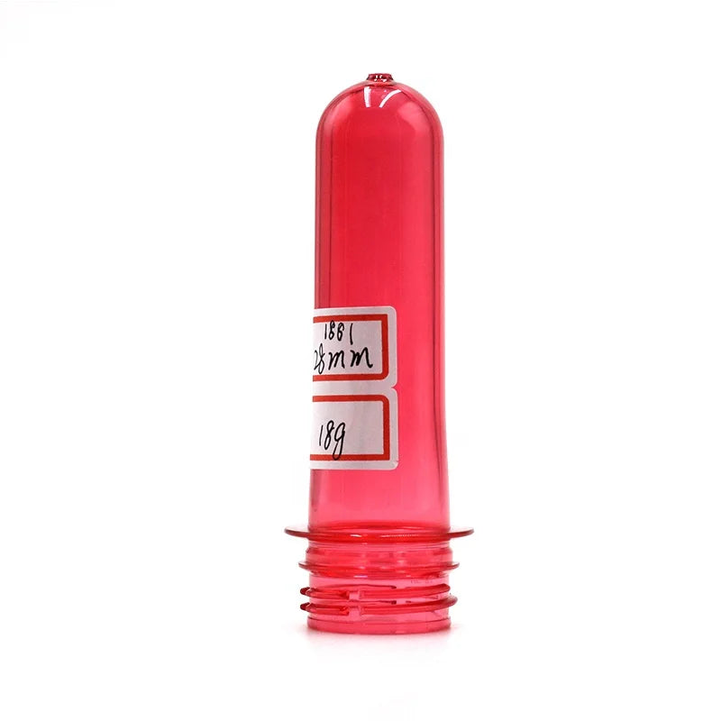 China Factory PCO 1881  28mm Neck 18g  PET Preform Plastic Bottle Tube for Juice Water Bottles