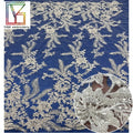 French Heavy Beaded Sequins Embroidery Tulle Lace Fabric Luxury White Bridal Beads Mesh Lace Fabric for Wedding Dresses