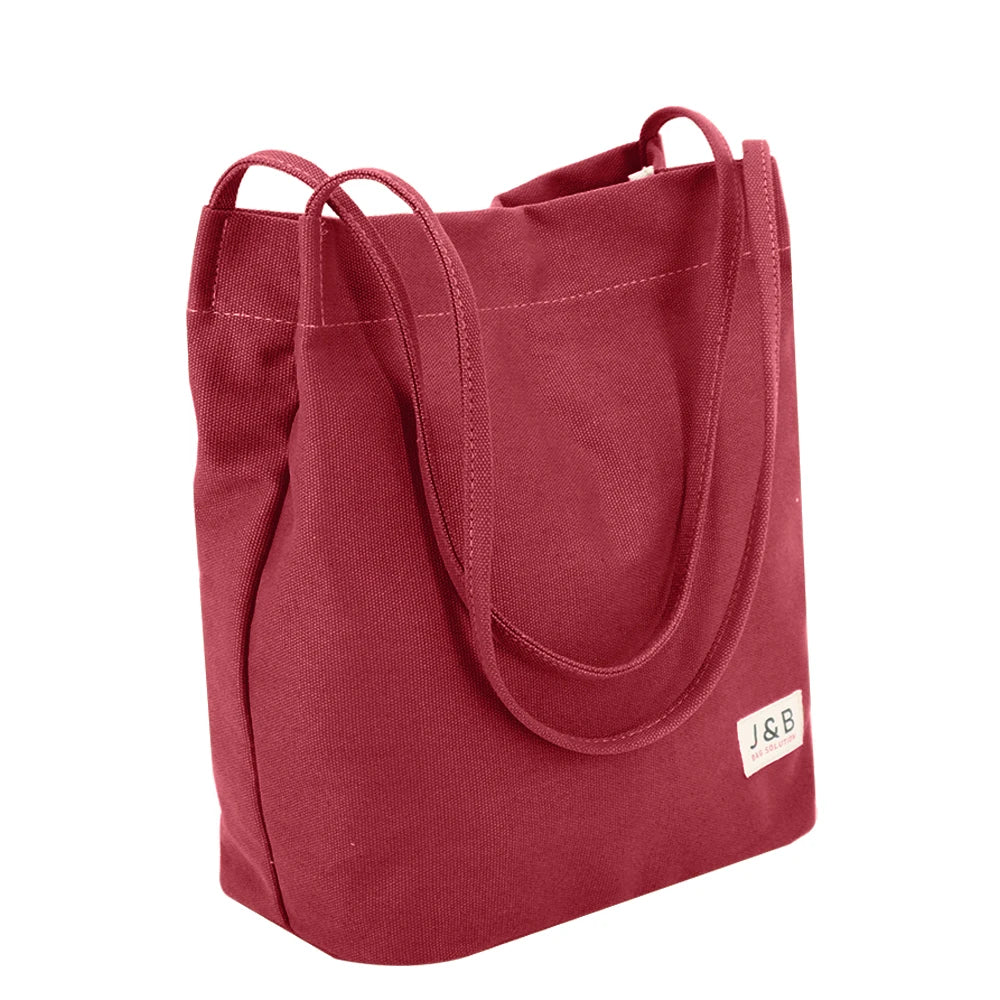 Personalized Logo Customization Cotton Canvas Tote Bag Wholesale Natural Fabric Carrier Shopping Bags Shop Gift for Girls