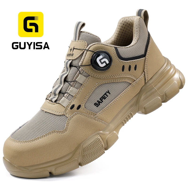 GUYISA Insulation 10KV Anti-Smash Anti-Puncture Safety Boots Intelligent Buckle Industrial Safety Boots