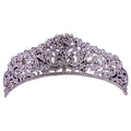 Quality Alloy Hair Band Tiara Crystal Crown Claw Setting Inlay Hair Jewelry Gift Kids Bride Wedding Party Engagement Anniversary