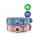 2024 Custom Designer Luxury Wide Padded Pink Vegan Leather Dog Collar Adjustable Manufacturer