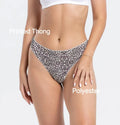 Women Polyester Panties High Elastic Exquisite Sewing Fresh Lovely Floral Butterfly Pattern Printed Underwear