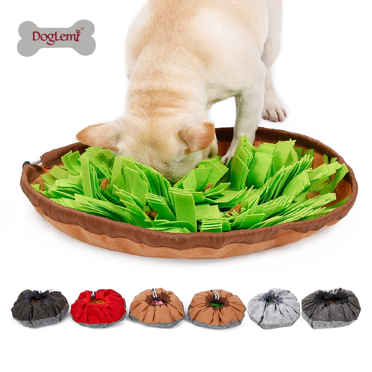 Wholesale Patented Interactive Dog Snuffle Mat Bowl Pet Training & Behavior Product for Boredom Dog Training Mat for Dogs