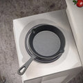 Durable Cast Iron Saute Pans Versatile Kitchen Cookware for Induction Stove for Camping