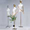 Half Body Mannequin Women Stand in Various Colors
