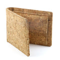 Customizable RFID Blocking Open Short Cork Wallet Slim Bifold Vegan Credit Card Holder Purse Eco Friendly Gift for Men and Women