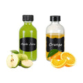 Manufacturer 2oz Clear Glass Bottle with Poly Cone Cap Boston Round Sample Glass Bottle for Potion Juice Ginger Shots Oils