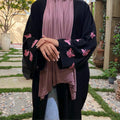 2026 Loriya New EID African Clothing Modest Abaya Embroidery Butterfly Dubai Abaya Femmes Robe Musulmane Islamic Clothing