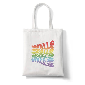 Wholesale Large Capacity College Grocery Handbag Reusable Louis Tomlinson Walls One Direction Canvas Bag