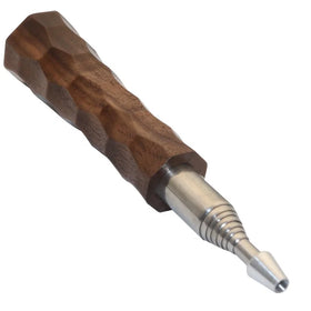 Outdoor Backpacking Hiking Traveling BBQ Accessories Fire Bellow Blowing Pipe with Premium Wooden Handle