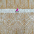 HY2941 New Classical French White Heavy 3d Beaded Wedding Lace With Sequins Bridal African  Dress