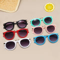 CONCHEN Custom Logo New Children Metal Sunglasses Boys Girls Gift UV400 Eyewear Summer Cute Birthday Gift Sun Glasses Kids