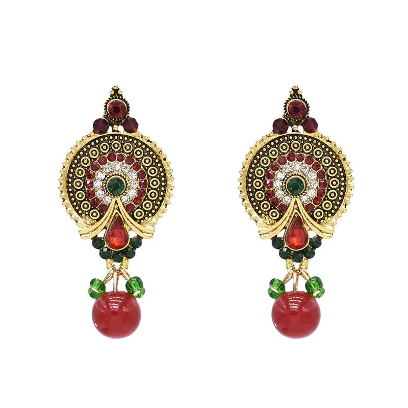 Beautiful Wholesale Gold Plated Moon Design Dangler Earring for Women