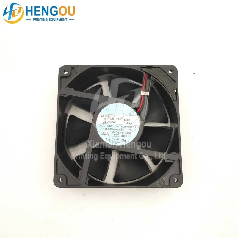 120mm 4715KL-05T-B30 24V 0.4A Plug-in Cooling Fan Offset Printing Machine Spare Parts