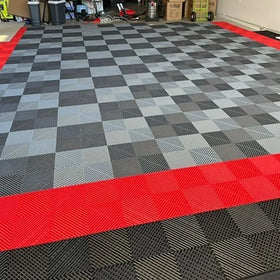 Car Wash Room Plastic Mosaic Grid Board 4s Shop Floor Mat Grid Floor Multi-Function Can Be Stitched Car Wash Shop Floor Grille