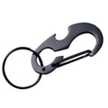 Outdoor Keychain Tool Multi Tool Spring Hook Buckle Bottle Opener Multi-function Metal Carabiner for Keys