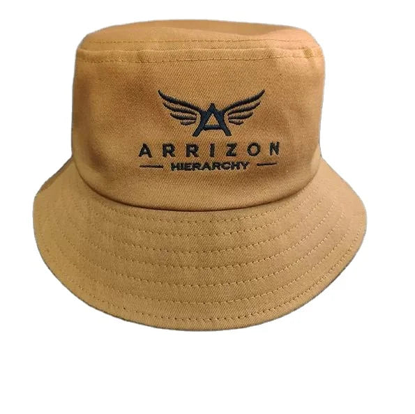 Unisex Cotton Bucket Hat with Embroidery Wholesale Bulk for Casual or Travel Men's and Women's Sun Hat with Letter Pattern