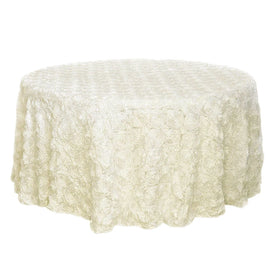 Hot Sale Cheap Price Hotel Wedding Rosette Flower Table Cloth