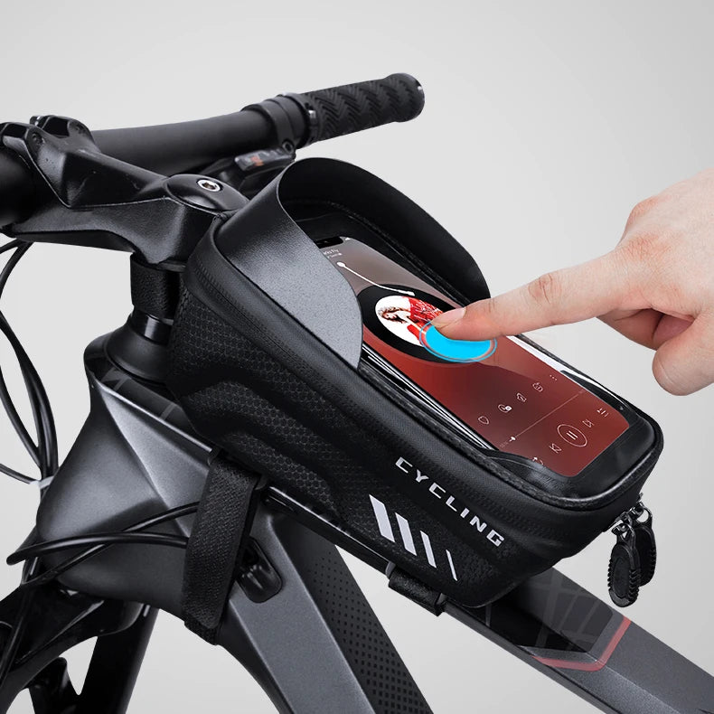 Shockproof Reflective Bicycle Front Phone Bag for Bike Cycling Handlebar Bag Bike Bag