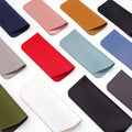 Factory Wholesale PU Leather Glasses Pouch Stock Promotional Gift Sunglasses Pouch Logo Customizable