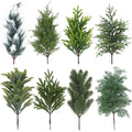 Norfolk Pine Single Stem for Hotel Festival Christmas Decorative Artificial Pine Needles Enhances Decorative Flowers & Plants