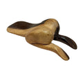 Nefeeko Funny Creative Human Shape Wooden Door Stops-Sturdy Bottom Wedge Stopper for Dorm Storage