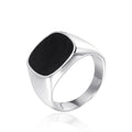 Men'S Trendy Stainless Steel Ring Domineering Street Boys Dripping Oil Ring