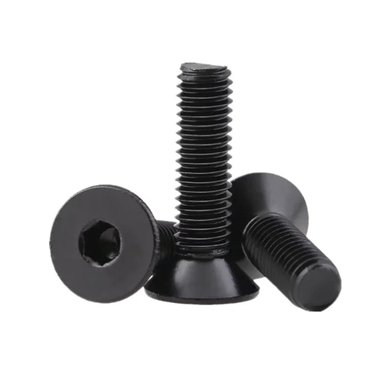 Din7991 M2 M3 M4 M5 M6 Black Oxide Hex Socket Flat Head Screw Stainless Steel 304 316 Hexagon Socket Countersunk Head Cap Screw