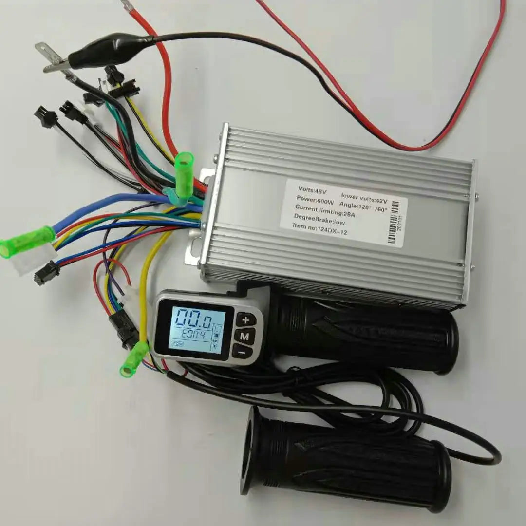 LCD DISPLAY+TWIST THROTTLE/SHIFTER+24V36V48V500W600W CONTROLLER 12MOSFET ELECTRIC BIKE TRICYCLE ATV UTV MOTORBIKE PARTS