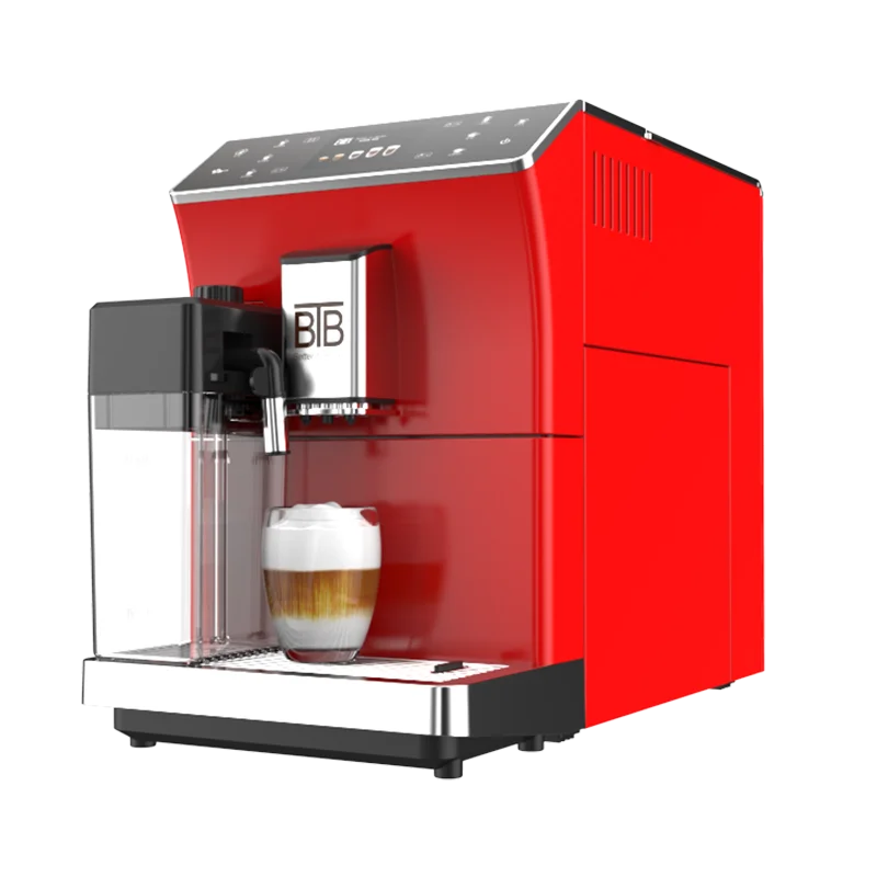 Household Electric Automatic Coffee Machine with Grinder and Milk Frother for Hotel & Commercial Use