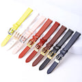 Thin Bracelet for Women Glossy Surface Genuine Leather Watch Bands Durable Cow Leather Wrist Band Loop in 6 8 10 1214 16 18mm