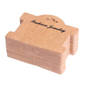 Kraft Brown Paper Holder Display Packing Card for Bracelet Jewelry Pack Cards and Display