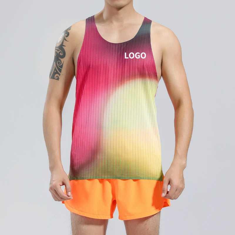 Men's Workout Tank Tops Quick Dry Running Shirts Sleeveless Muscle Shirts Athletic Training Sports