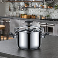 Extra Large 4L/5L/7L Commercial Pressure Cooker Thickened Steel Pot for Household Use on Universal Gas Stove Induction Cooker