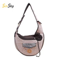 SinSky Outdoor Travel Hugging Shoulder Pet Bag Carrier Sling Single Shoulder Dog Bag Cat Carrier Pet Sling Carrier