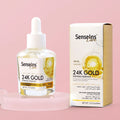 Wholesale Organic 24k Gold Serum Organic 99.9% Pure Gold Whitening Glow Anti Wrinkle Aging 24k Gold Face Serum