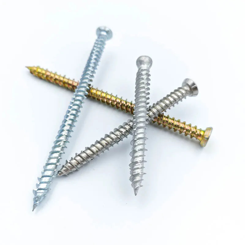 T30 7.5mm Carbon Steel Multi-fix Torx Flat Head Door Window Frame Screw Bolt Concrete Screws for Wood Fixing