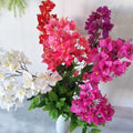 M154 Wedding Home Decoration Outdoor Plants Garden Hot Pink Red Bougainvillea Silk Artificial Bougainvillea Flower for Sale MegaBDM