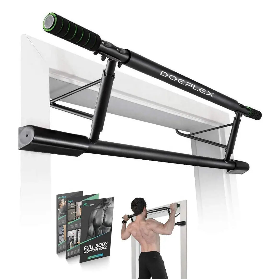2023 Single Person Door Pull up Dip Station Bar Wall Mounted Gym Equipment Multi-function Door Pull up bar