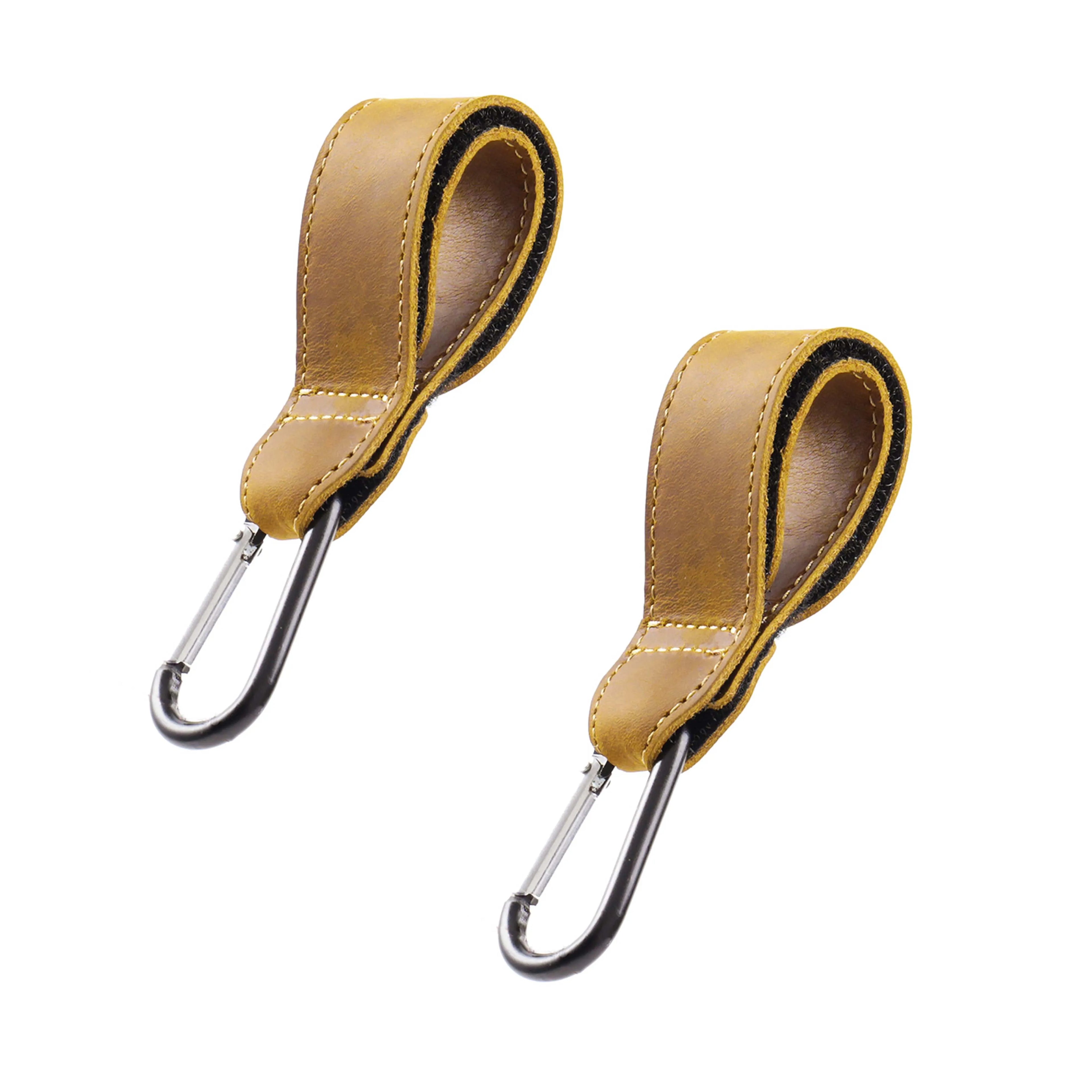 AIGUONIU Genuine Leather Retro Traveler Riding Accessories Handmade Cowhide Bag Chain Decorative Accessory Portable Cow Hook