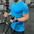 US Size Gym Top Moisture Wicking Sport Soft Fabric Quick Drying Polyester Workout Athletic Gym T Shirt for Men