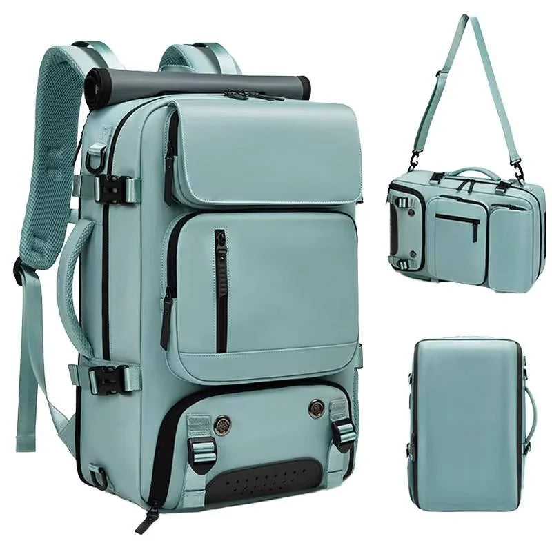 40L Hand Travel Flight Backpack Waterproof Zipper Oxford Cloth Notebook High-capacity Multi-functional Backpack