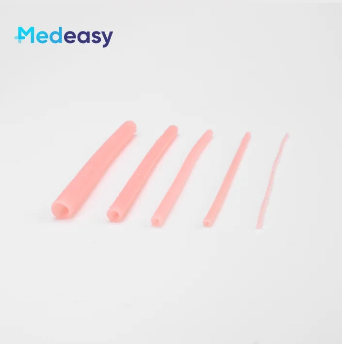 Medeasy Factory Price 2 Pieces Vascular Anastomosis Practice Silicone Soft Blood Vessel Suture Training Model