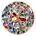 50PCS Realistic cool game dungeons and dragons cartoon pterosaur dinosaur sticker