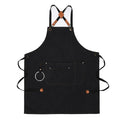New Fashion Waterproof Custom Design Logo Apron Restaurant Kitchen Coffee Uniform Aprons