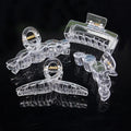 Factory Wholesale Hair Claw Transparent DIY Hair Claw Clip for Girls Hair Ornament